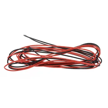 2015 Vruće 2x3 noćenje M 18 Kalibar AWG Silikonski Gumeni Kabel Kabel Crveno-Crni Fleksibilan 1