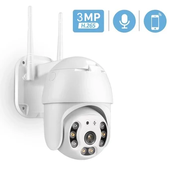 1080P PTZ Wifi Kamera Vanjska 4 X Digitalni Zoom AI Otkrivanje Osoba Bežična Kamera za Noćni Vid Automatski Pratiti CCTV IP Kamera