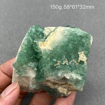 100% Prirodni zeleni fluorit Uzorak minerala klaster Kamenje i kristali Zdrav crystal Besplatna dostava 2