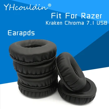Jastučići za uši Za Razer Kraken Chroma 7.1 USB Pribor Za Slušalice, Prijenosni jastučići za uši Od Мятого Kože Materijal 0