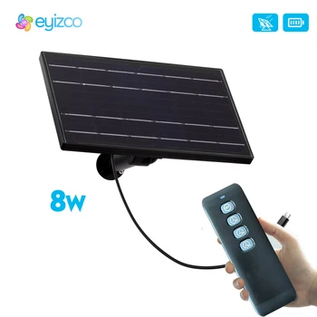 8 W Mini Solarni Panel S potrošnjom Energije Od brojila 18650 Baterija Vanjska Vodootporan Punjač s USB 5 U DC12V home 4G WIFI router Ili Caemra