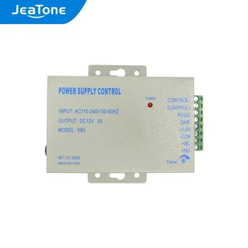 JeaTone DC12V 3A Kontrola Pristupa Napajanje Transformator Adapter je Pretvarač AC 100-260 U RFID Kontrola Pristupa putem Otiska prsta